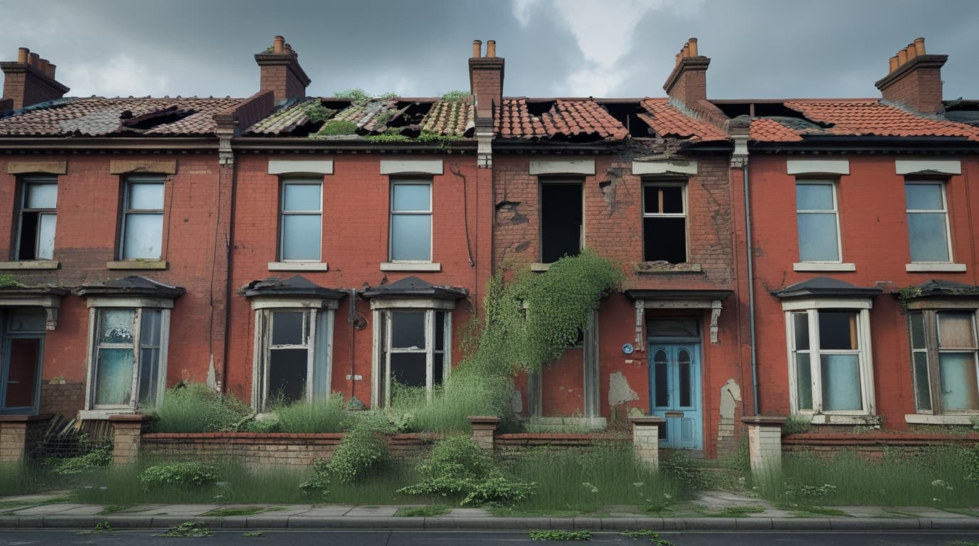 Red Brick Terrace - Exterior - Before refurbishment