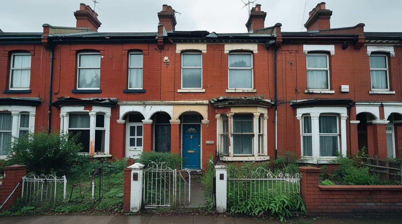 Victorian Terrace - Exterior - Before refurbishment